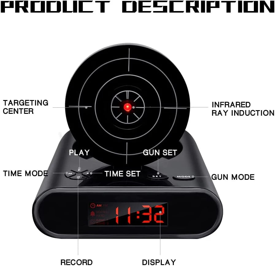 Gun Alarm Clock