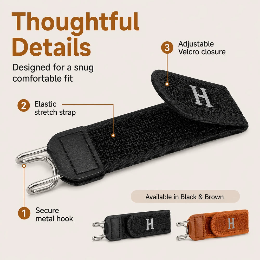 No-Buckle Belt 4-Pack