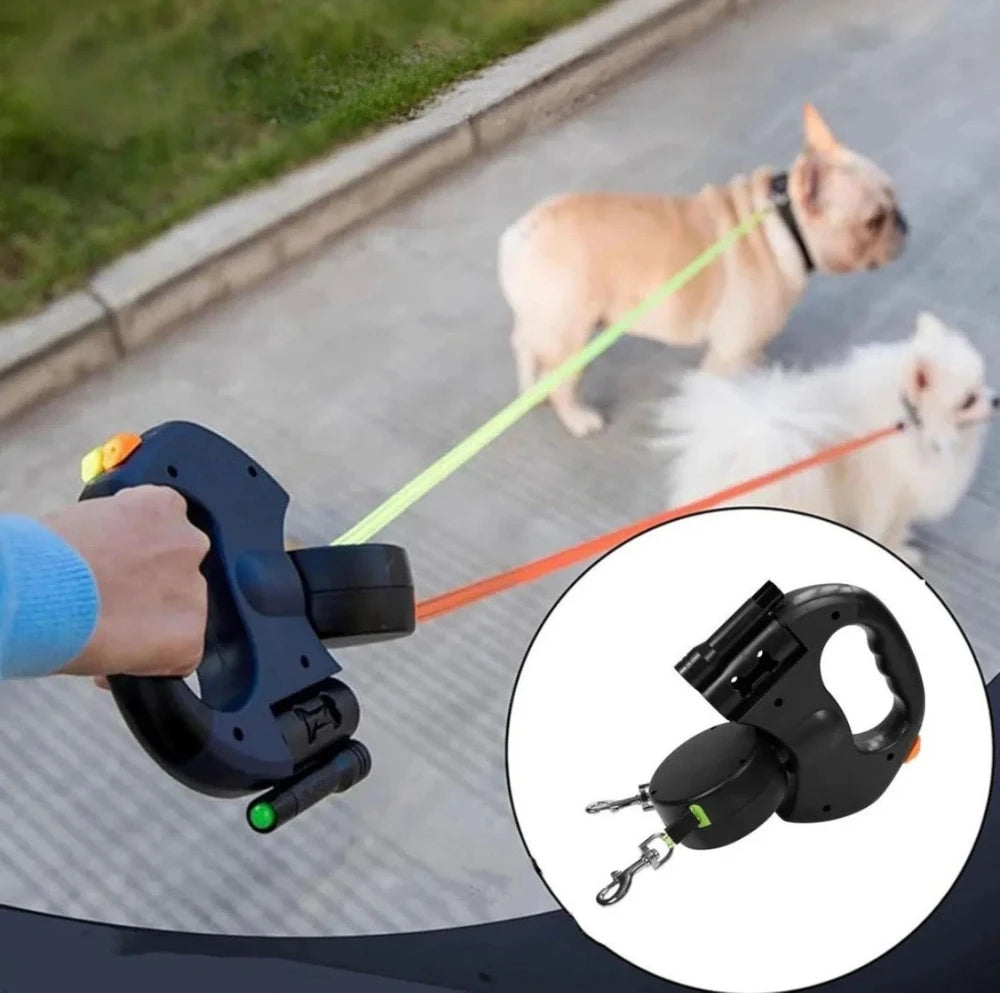 Duo Leash Up to 30 Lbs Per Dog