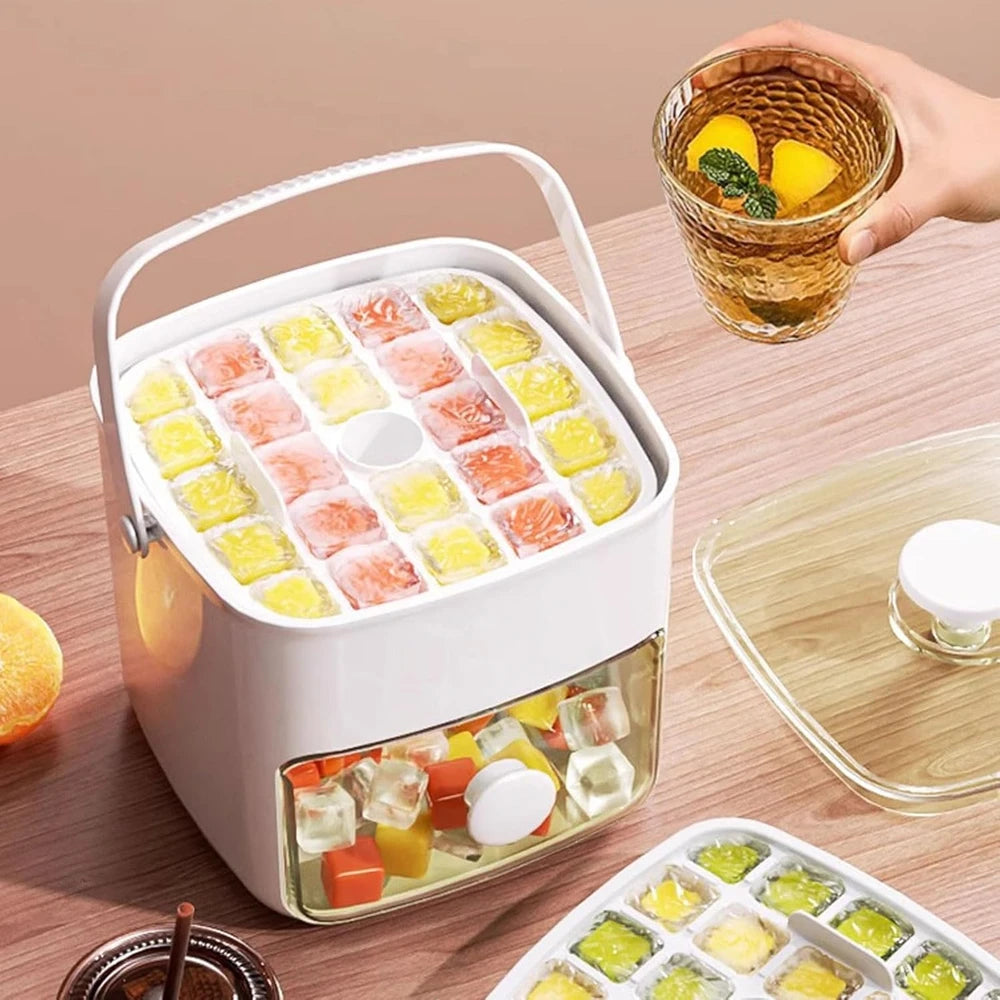 64 cube Double Layer Ice Cube Maker