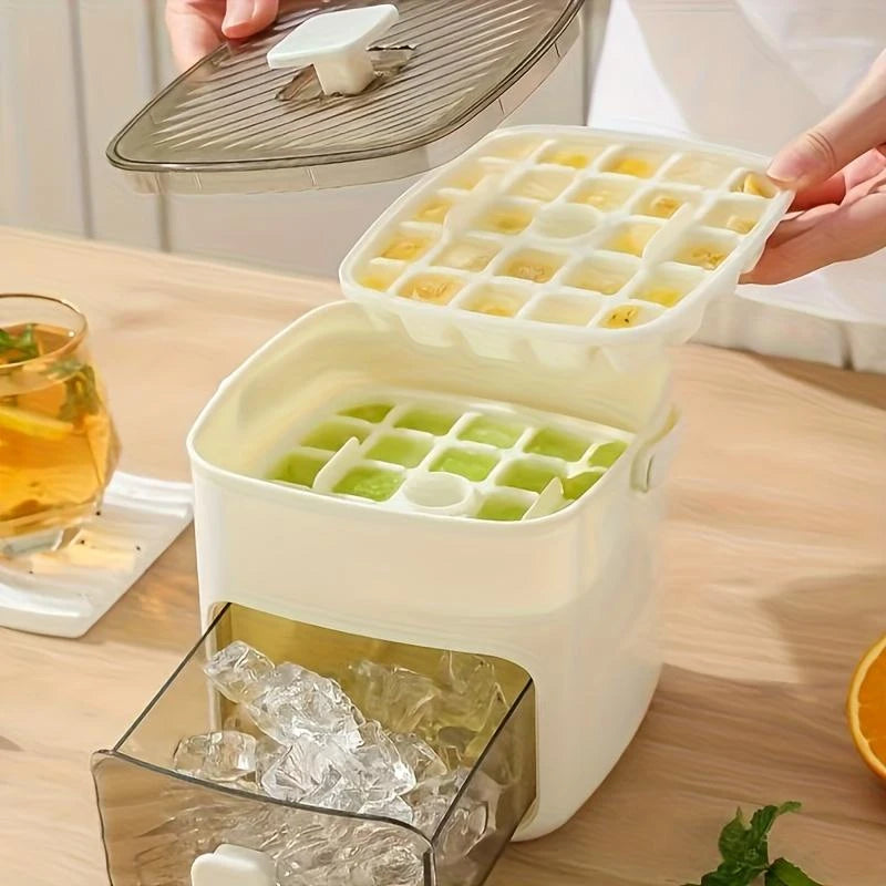 64 cube Double Layer Ice Cube Maker