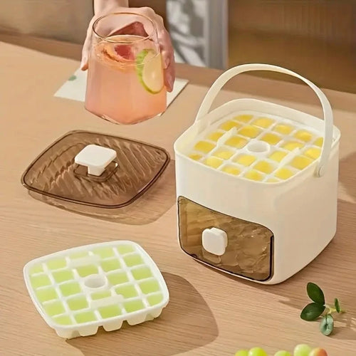 64 cube Double Layer Ice Cube Maker