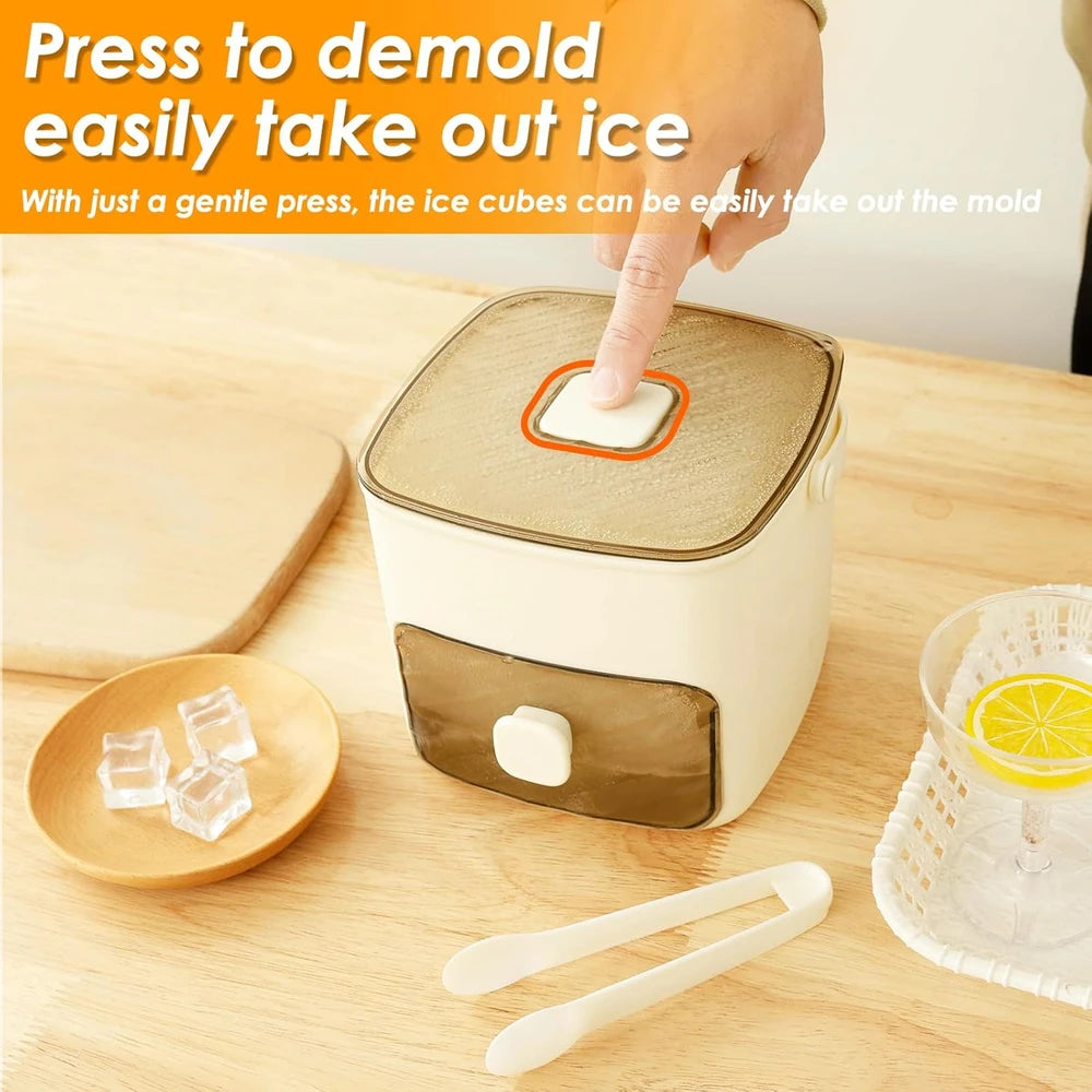 64 cube Double Layer Ice Cube Maker