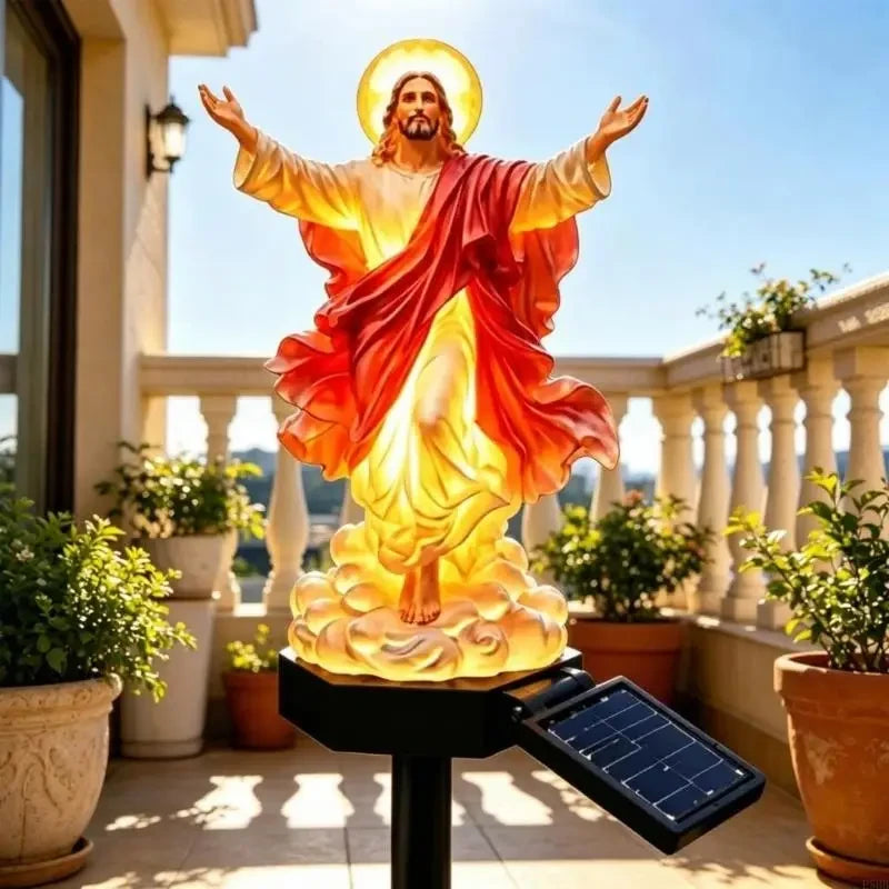 Solar Statue Garden Stake