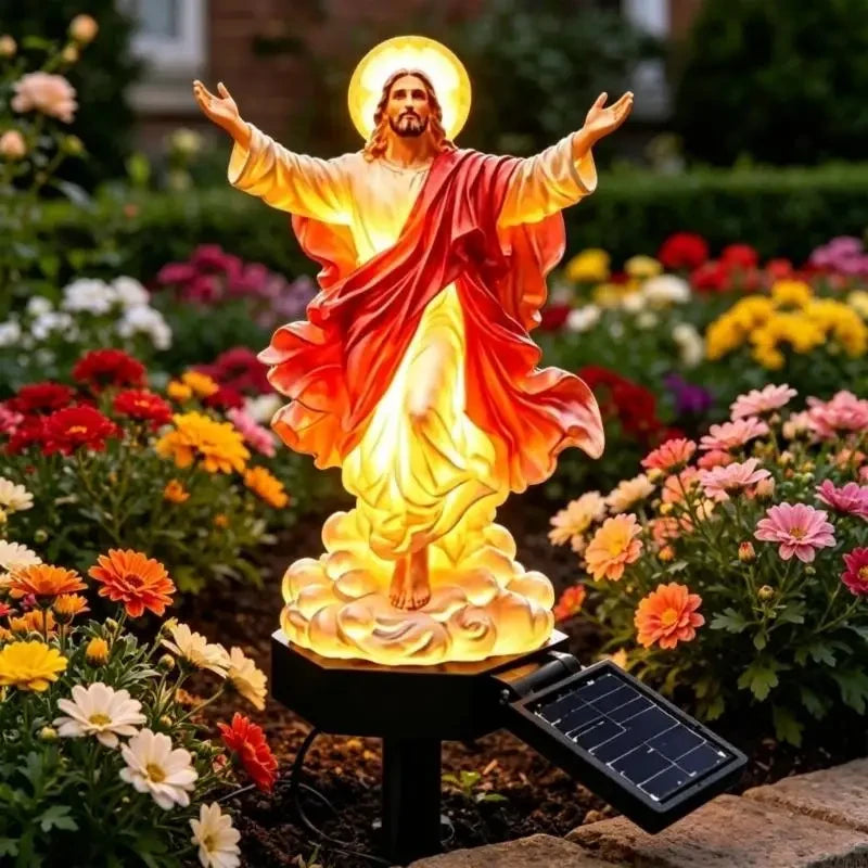 Solar Statue Garden Stake