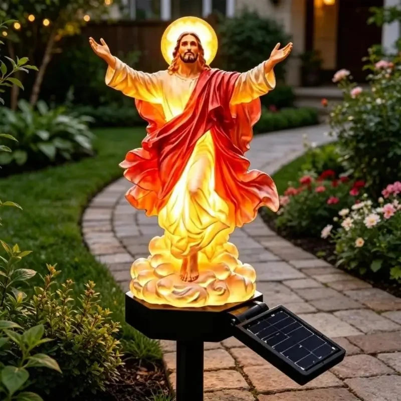 Solar Statue Garden Stake
