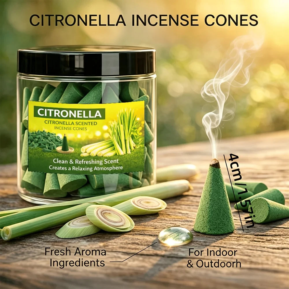 Lemongrass Scented Incense Cone