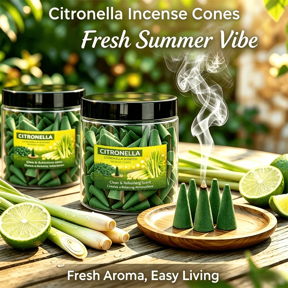 Lemongrass Scented Incense Cone