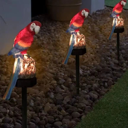 Parrot Design Solar Garden Light