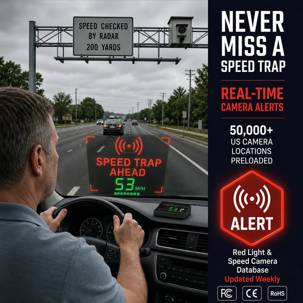 Digital Speedometer Head-Up Display
