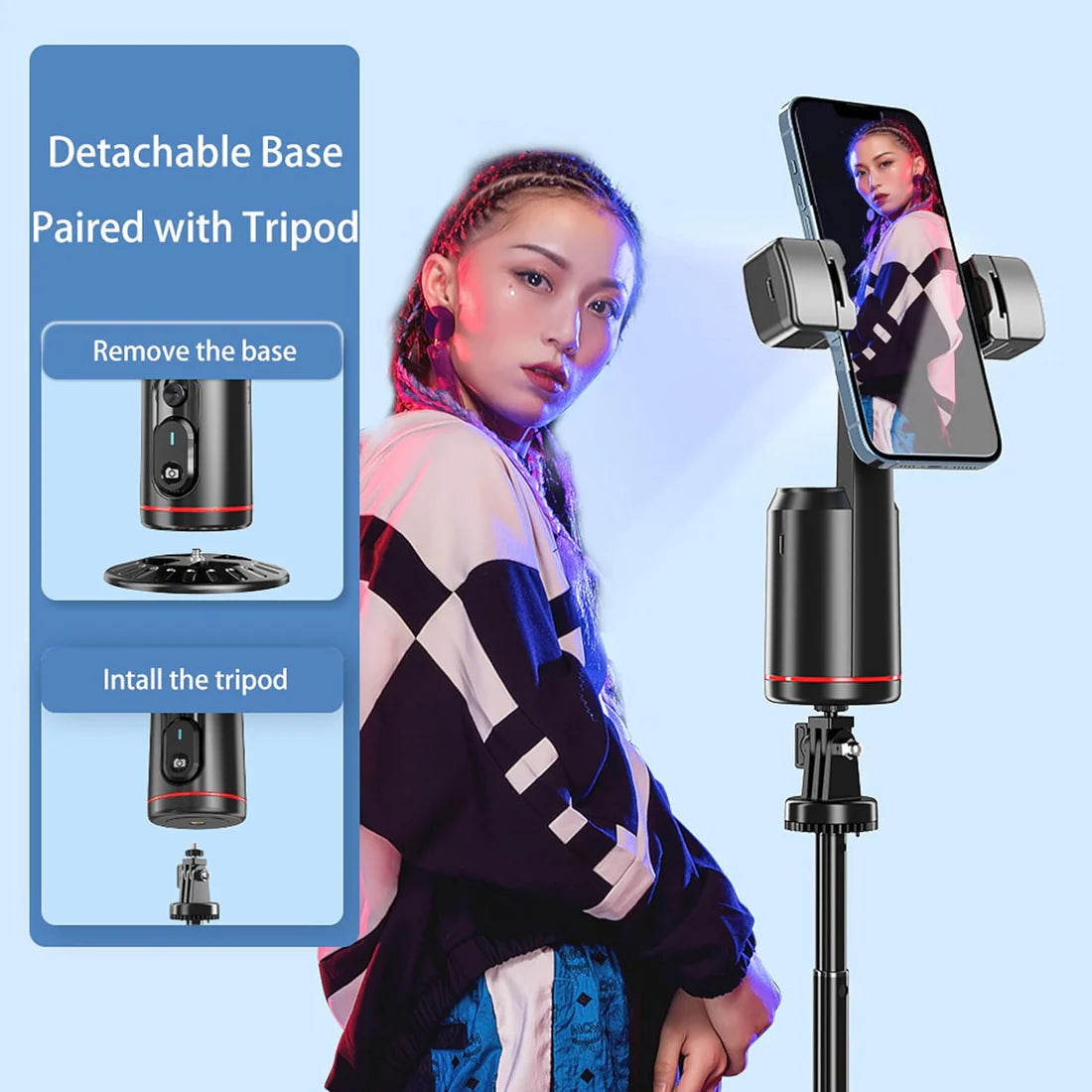 AimoStand – Built-in AI Camera Smart Auto-Tracking Phone Stand