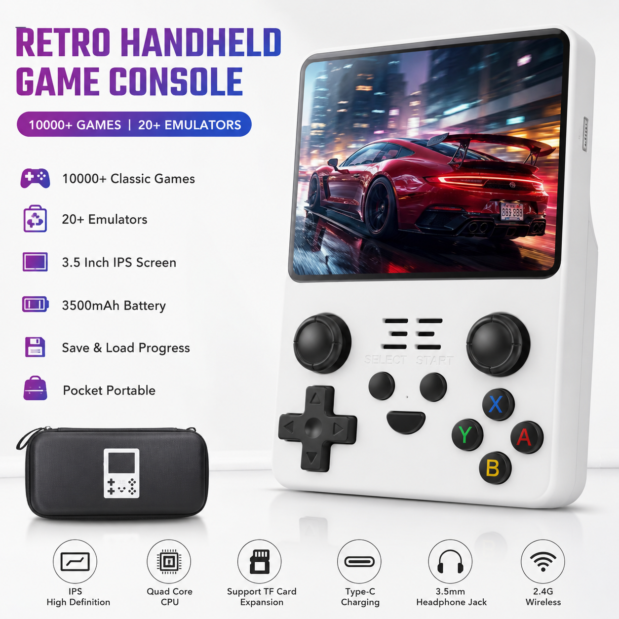 RetroX Pocket Pro™ – Portable Retro Gaming Console