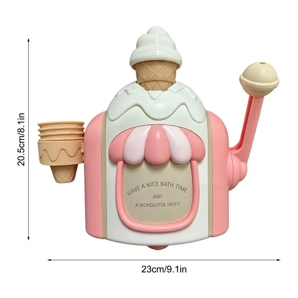 Bath Bubble Maker Ice Cream Bath Toy Child Bathroom