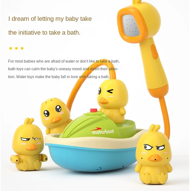 Cute Duck Electric Water Spray Bathroom