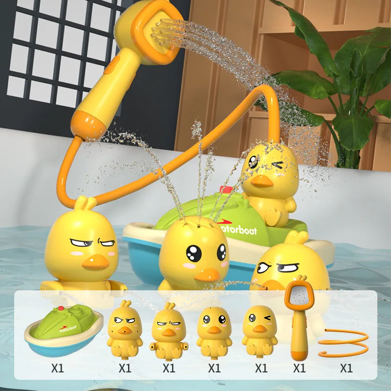 Cute Duck Electric Water Spray Bathroom