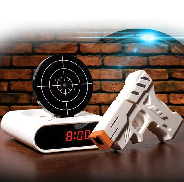 Gun Alarm Clock